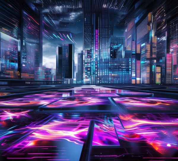 精美科技动态壁纸，现代空间的科技美学享受